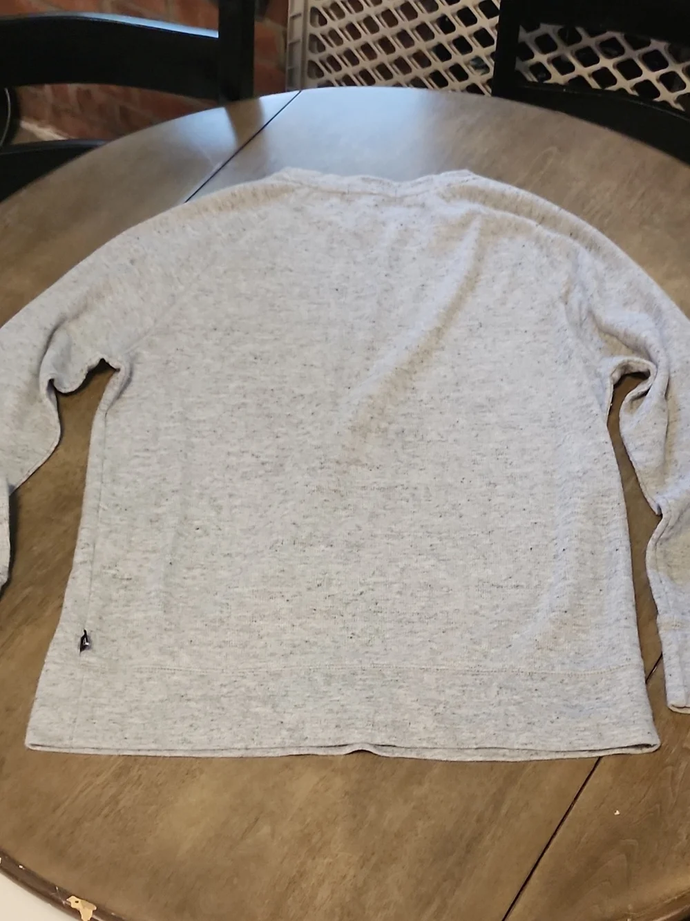 Light Heathered Banana Republic Crewneck Sweater - Grey